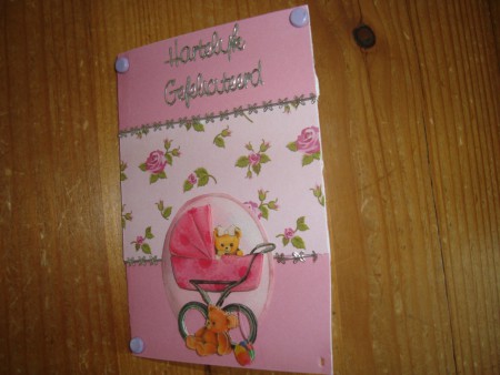 Geboortekaart meisje