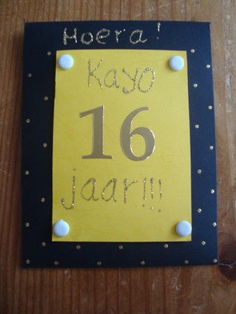 Cadeauverpakking voor een cadeaubon (NAC) vervolg